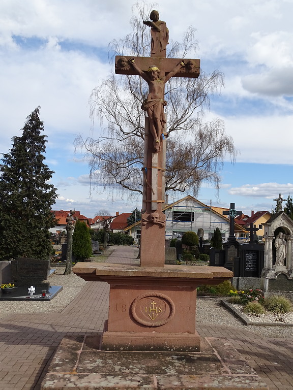 Steinkreuz Friedhof Maikammer (2018)