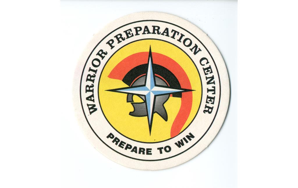 Bierdeckel mit Emblem des Warrior Preparation Center (2012)