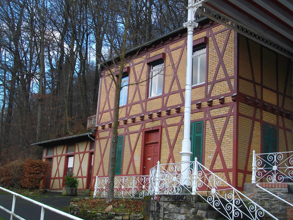 Teilansicht der Talstation der Malbergbahn in Bad Ems (2008)