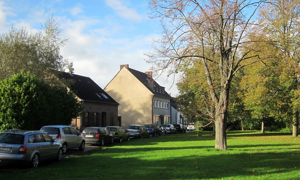 Das Gebiet Hoterheide in Meerbusch-Osterath, früherer Standort des jüdischen Friedhofs Hoterheide (2014).