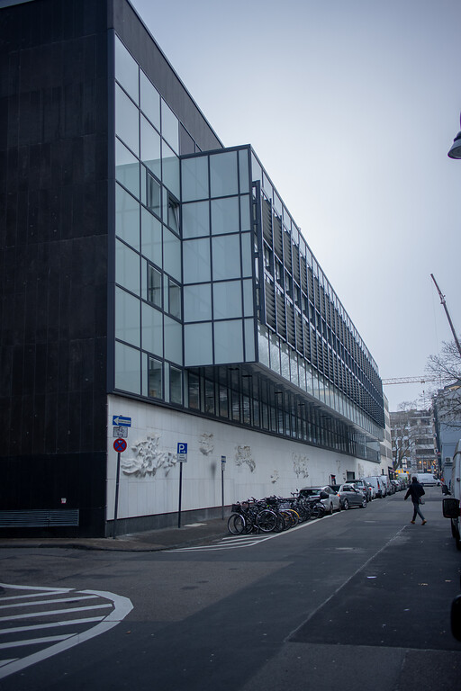 Blick auf die Straße "An der Rechtschule" in Köln Altstadt-Nord (2022)