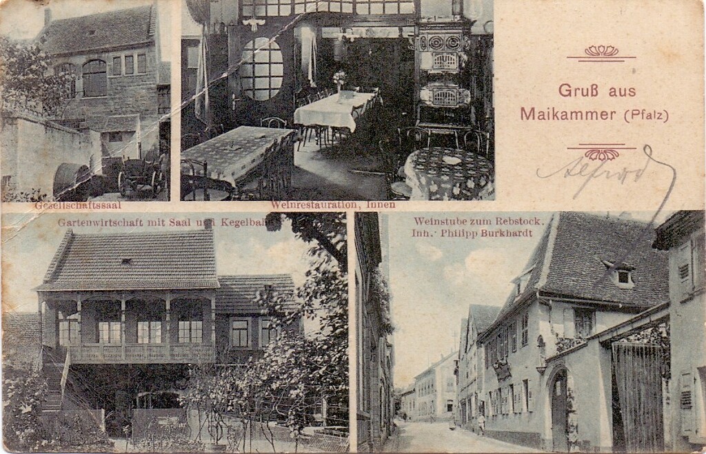 Hartmannstraße 14 Maikammer (um 1900 bis 1910)