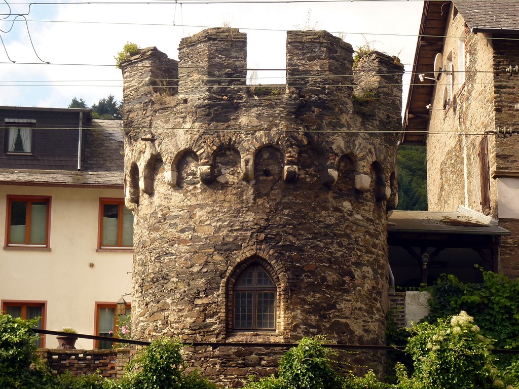 Turm Haus Schönburg der Stadtbefestigung Oberwesel (2016).