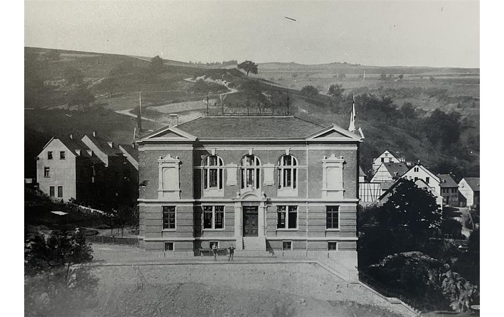 Historische Fotografie der Gewerbehalle (um 1930)