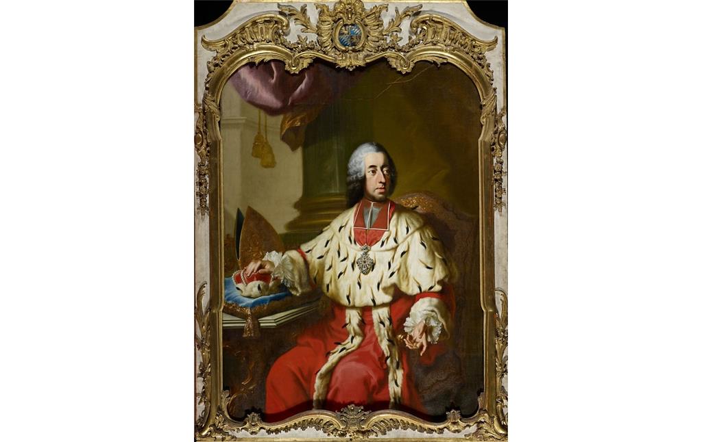 Porträt des Kurfürsten Clemens August von Bayern von George Desmarées um 1746