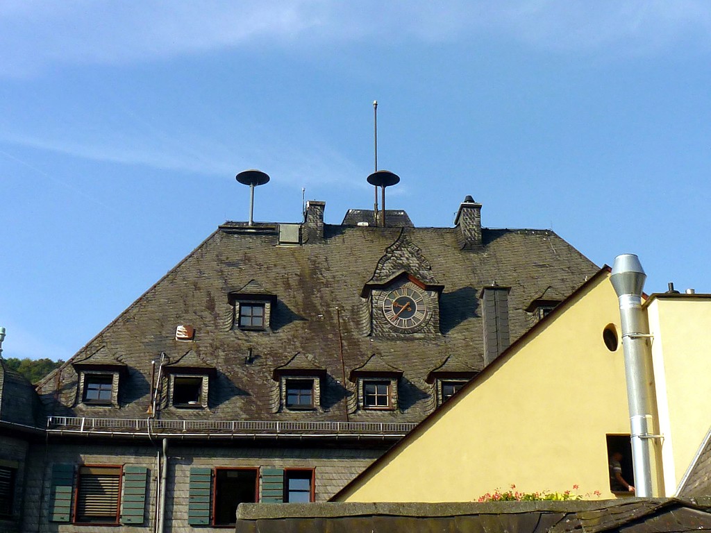 Rathaus in Oberwesel (2016): Die Rückseite des Rathauses.