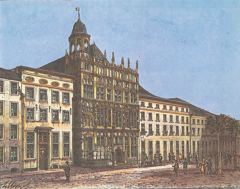 Rathaus von Wesel (um 1885-1888)