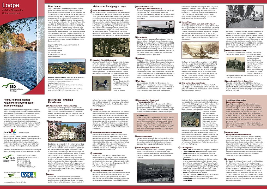 PDF-Flyer "Loope - Auf den Spuren der Kulturlandschaft" (2014, 12 MB).